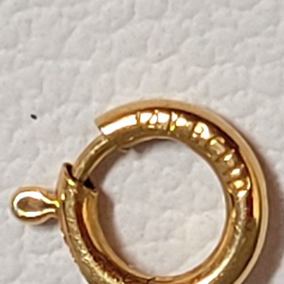 14K Solid Yellow Gold Box Chain Necklace 22"L. - Picture 4 of 4